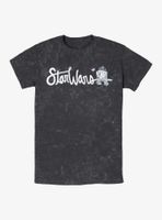 Star Wars Cursive R2 Mineral Wash T-Shirt