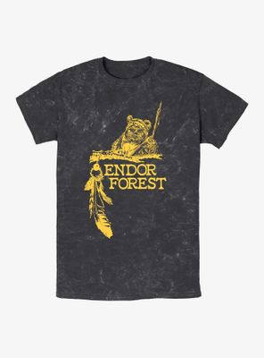 Star Wars Endor Forest Mineral Wash T-Shirt