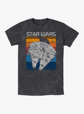 Star Wars Falcon Colors Two Mineral Wash T-Shirt