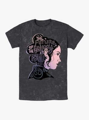 Star Wars Female Future Silhouette Mineral Wash T-Shirt