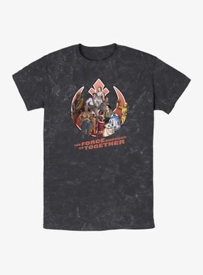 Star Wars Rebel Together Mineral Wash T-Shirt