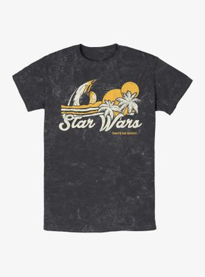 Star Wars Vintage Death Beach Back Mineral Wash T-Shirt
