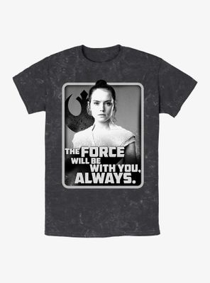 Star Wars With You Rey Mineral Wash T-Shirt