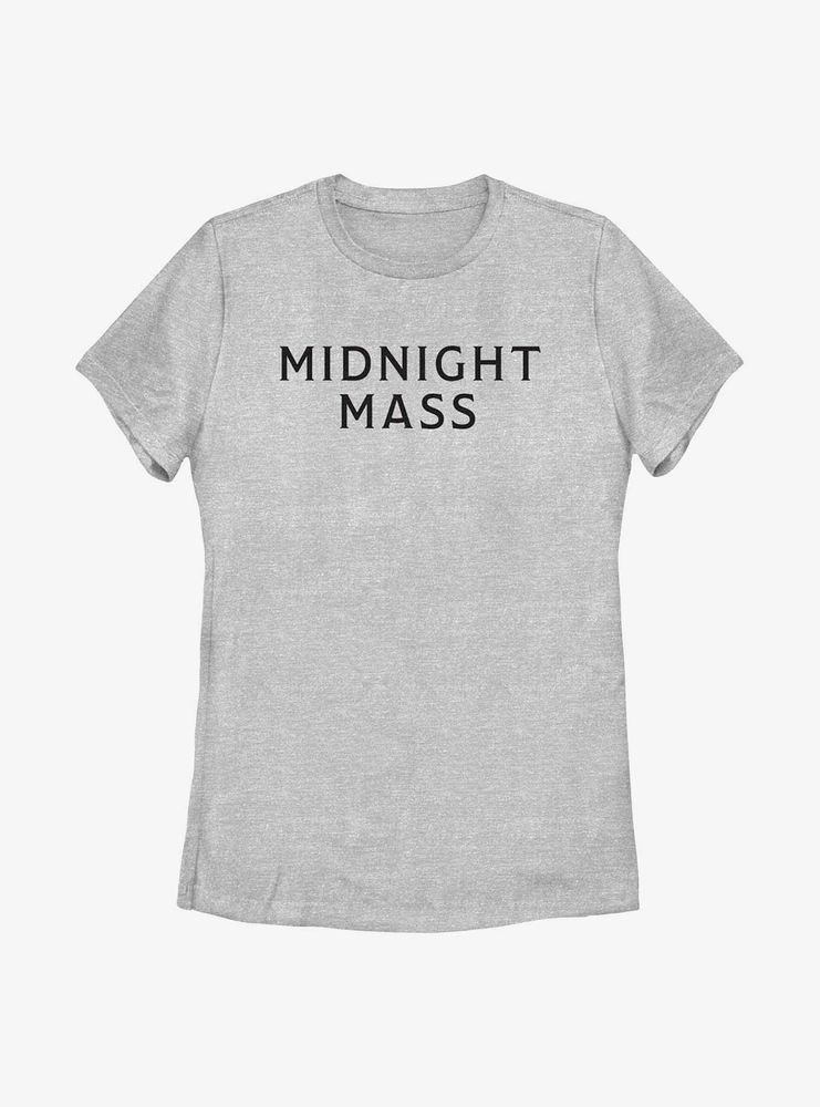 Midnight Mass Stacked Logo Womens T-Shirt