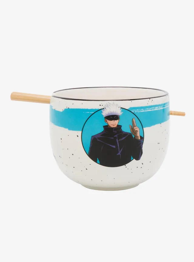 Jujutsu Kaisen Chibi Toge Inumaki Ramen Bowl with Chopsticks