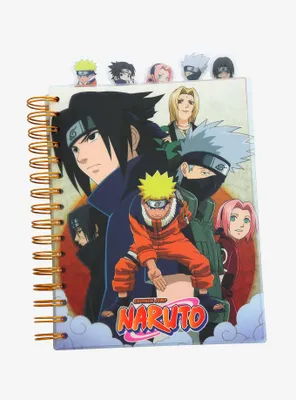 Naruto Character Poster Group Tab Journal 