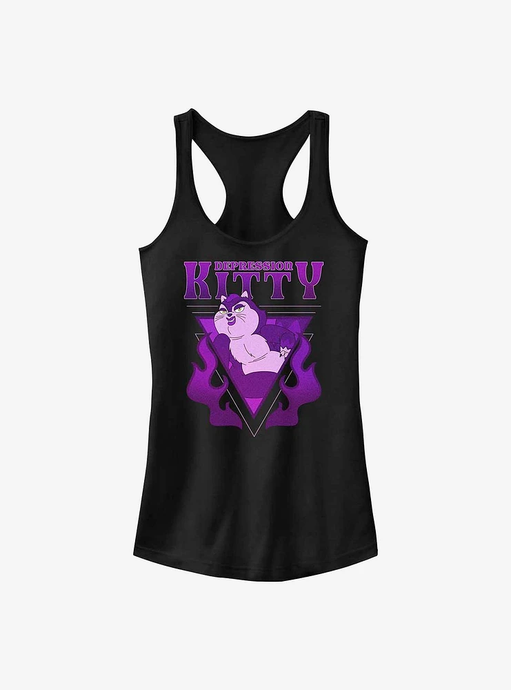 Human Resources Depression Kitty Girls Tank