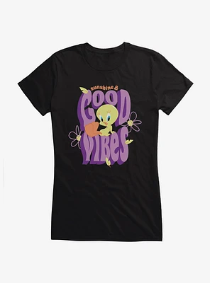 Looney Tunes Sunshine & Good Vibes Girls T-Shirt
