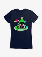 Looney Tunes Marvin The Martian Greetings Earthlings Girls T-Shirt