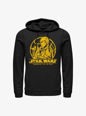 Star Wars The Mandalorian Wherever I Go Hoodie