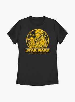 Star Wars The Mandalorian Wherever I Go Womens T-Shirt