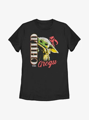 Star Wars The Mandalorian Child Portrait Womens T-Shirt