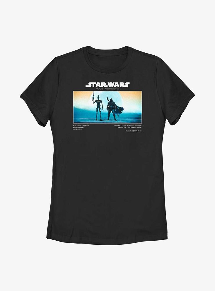 Star Wars The Mandalorian Arvala-7 It Takes Two Womens T-Shirt