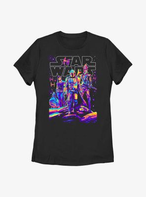 Star Wars The Mandalorian Light It Up Womens T-Shirt