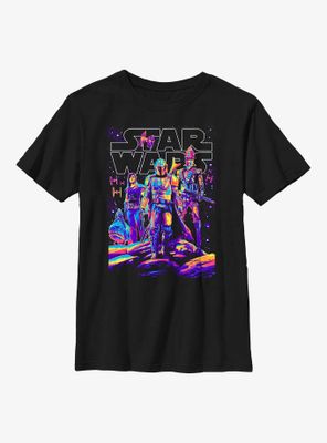 Star Wars The Mandalorian Light It Up Youth T-Shirt