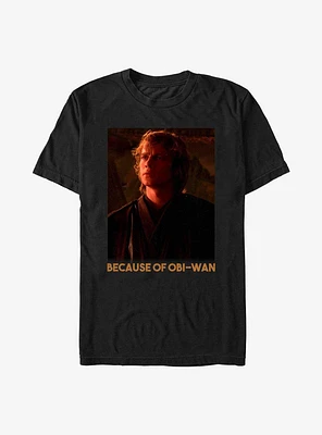 Star Wars Because Of Obi-Wan T-Shirt