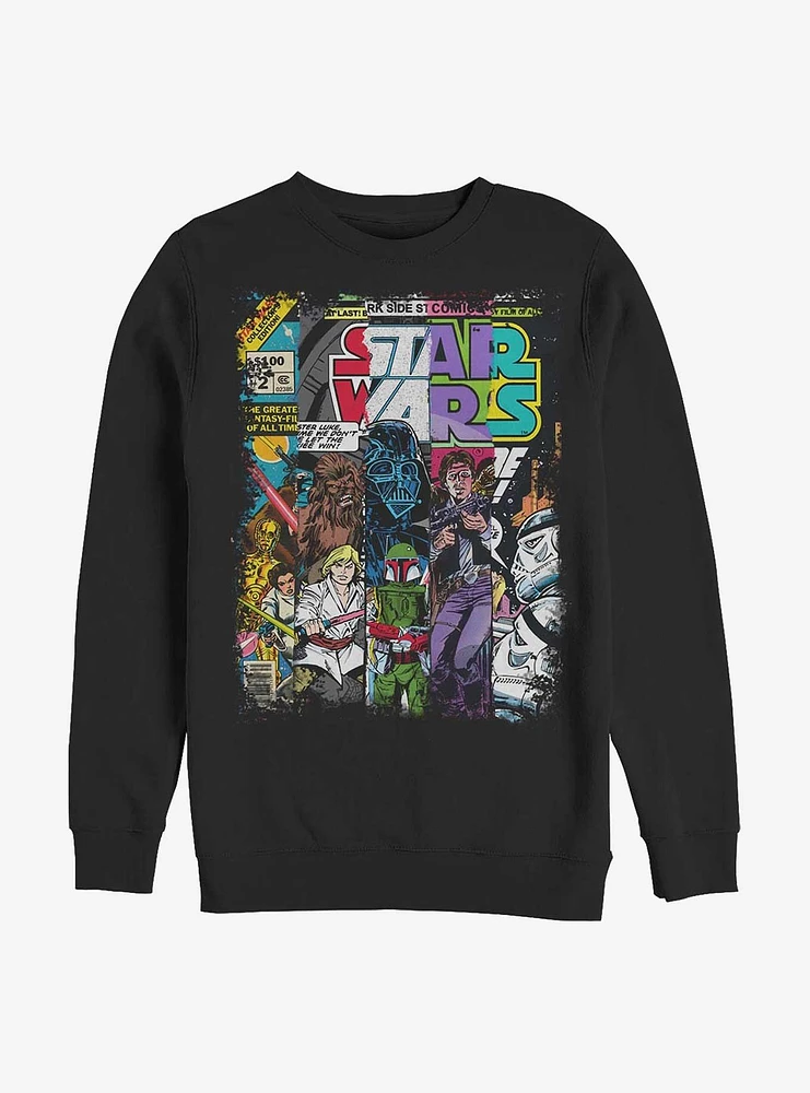 Star Wars Classic Comic Cover Strips Sweatshirt