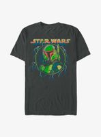 Star Wars Boba Fett Lightning Portrait T-Shirt