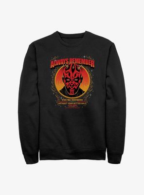 Star Wars Always Remember Darth Maul Hoodie