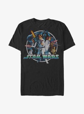 Star Wars A New Hope Classic Group T-Shirt