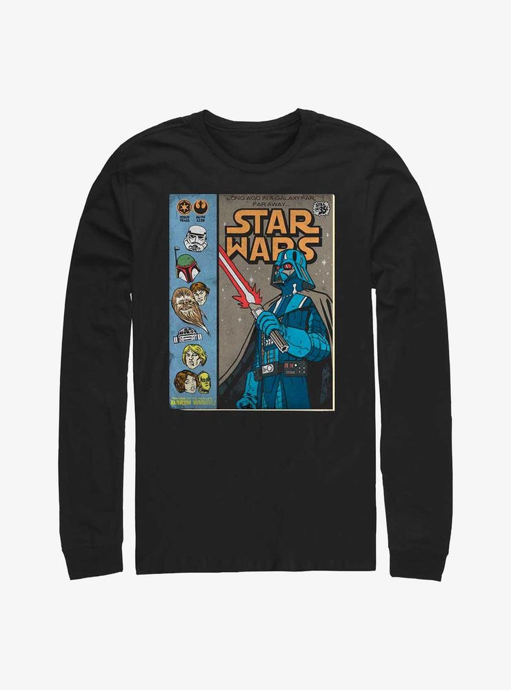 Star Wars Classic Comic Cover Long-Sleeve T-Shirt