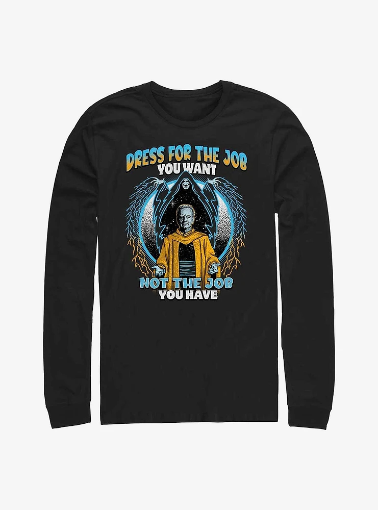 Star Wars Sith Lord Press For The Job You Want Long-Sleeve T-Shirt