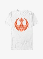 Star Wars Rebel Floral Symbol T-Shirt