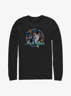 Star Wars A New Hope Classic Group Long-Sleeve T-Shirt