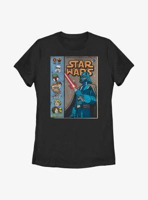 Star Wars Classic Comic Cover Womens T-Shirt
