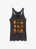 Star Wars Halloween Heads Womens Tank Top