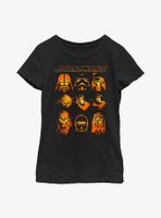 Star Wars Halloween Heads Youth Girls T-Shirt