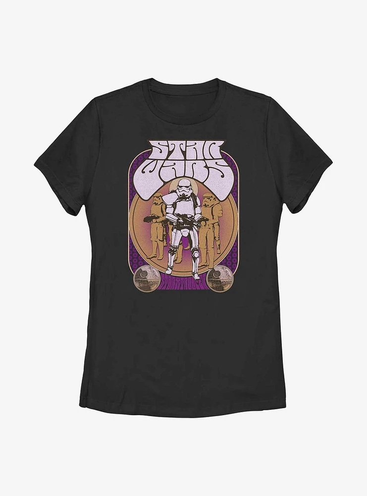 Star Wars Stormtrooper Groovy Womens T-Shirt