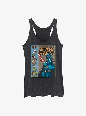 Star Wars Classic Comic Cover Womens Tank Top