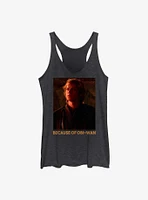 Star Wars Because Of Obi-Wan Womens Tank Top