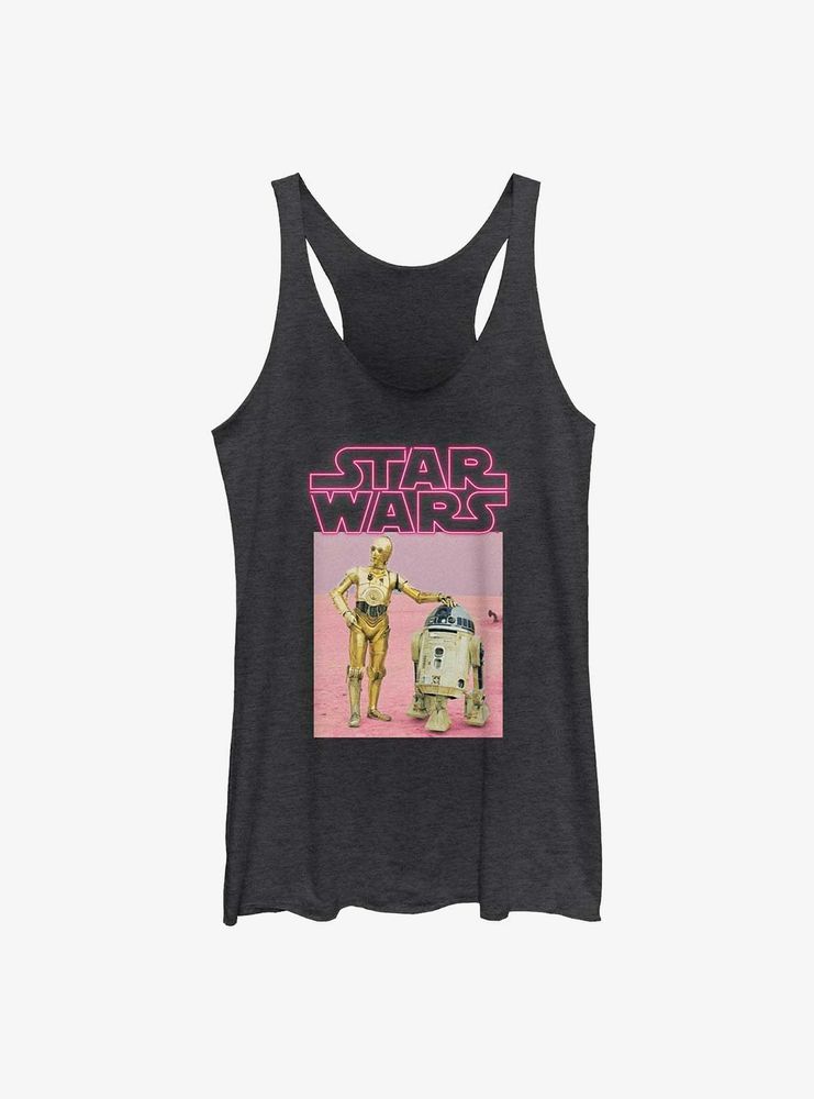 Star Wars C-3PO & R2-D2 Womens Tank Top