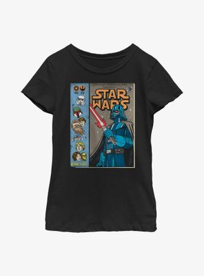 Star Wars Classic Comic Cover Youth Girls T-Shirt