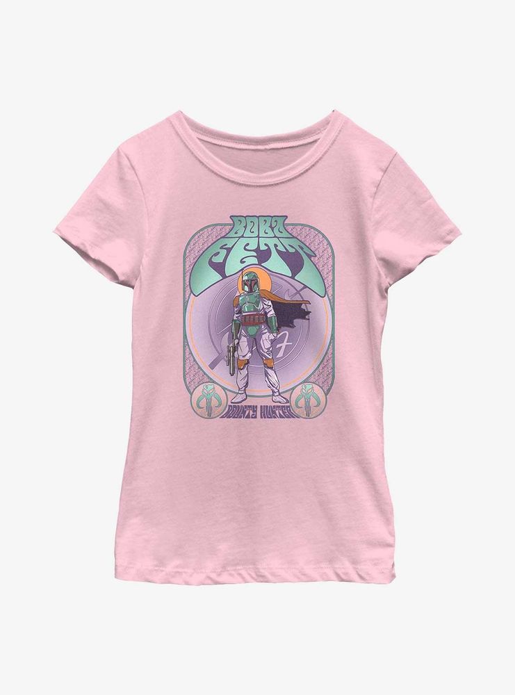 Star Wars Boba Fett Bounty Hunter Groovy Youth Girls T-Shirt