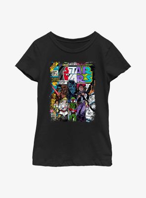 Star Wars Classic Comic Cover Strips Youth Girls T-Shirt