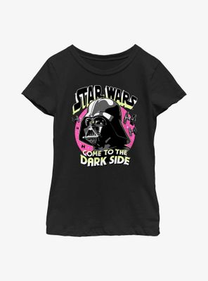 Star Wars Come To The Dark Side Youth Girls T-Shirt