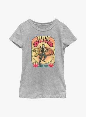 Star Wars Han Solo Shoot First Groovy Youth Girls T-Shirt