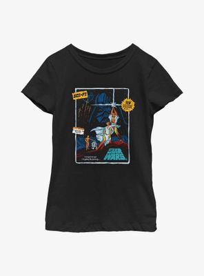 Star Wars Vintage Sci-Fi Rental Youth Girls T-Shirt