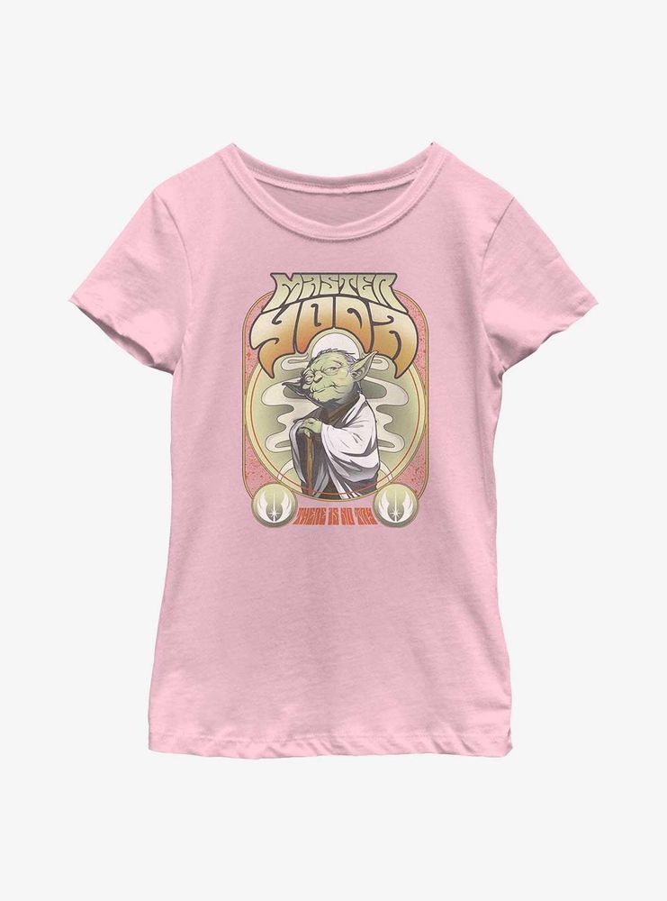 Star Wars Master Yoda There Is No Try Groovy Youth Girls T-Shirt