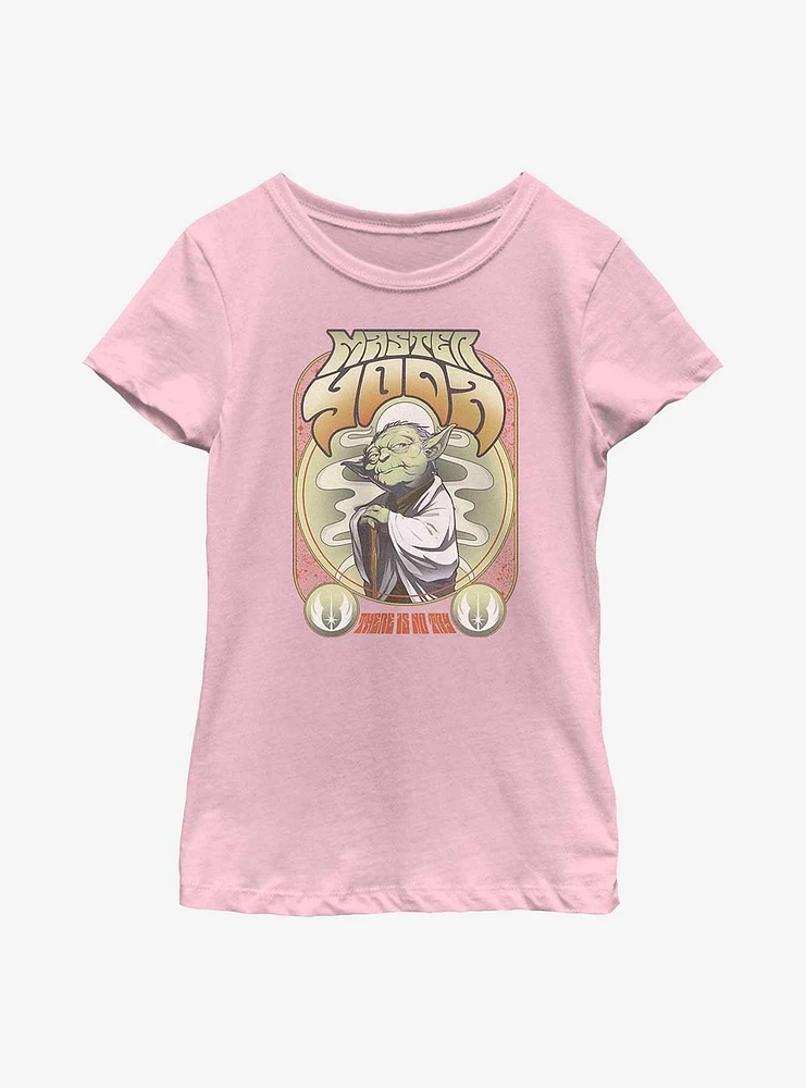 Star Wars Master Yoda There Is No Try Groovy Youth Girls T-Shirt