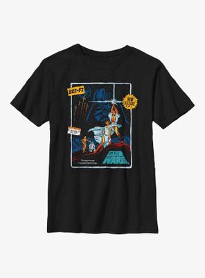 Star Wars Vintage Sci-Fi Rental Youth T-Shirt