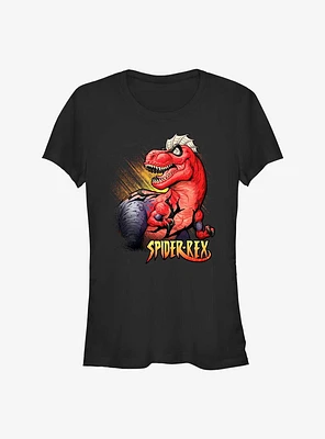 Marvel Spider-Man Spider-Rex Pose Girls T-Shirt