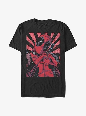 Marvel Deadpool Heart T-Shirt