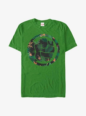 Marvel Hulk Floral Icon T-Shirt