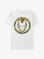 Marvel Iron Man Floral Icon T-Shirt