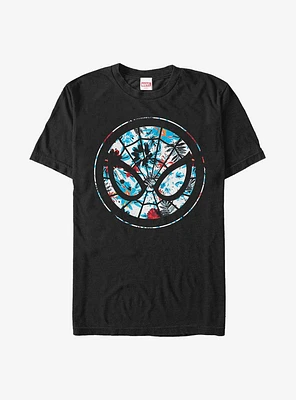 Marvel Spider-Man Floral Icon T-Shirt