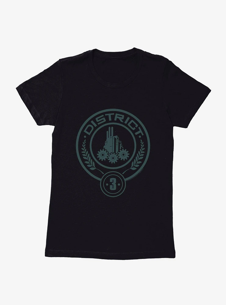 Hunger Games District 3 Logo Womens T-Shirt